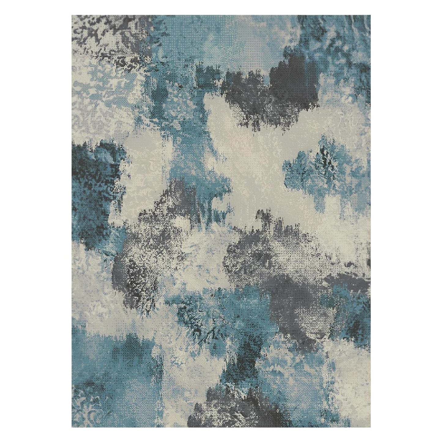 Galleria Area Rug Skyline Multi 7'10"x9'10" Contemporary, Geometric Design, 10mm pile height, Thin