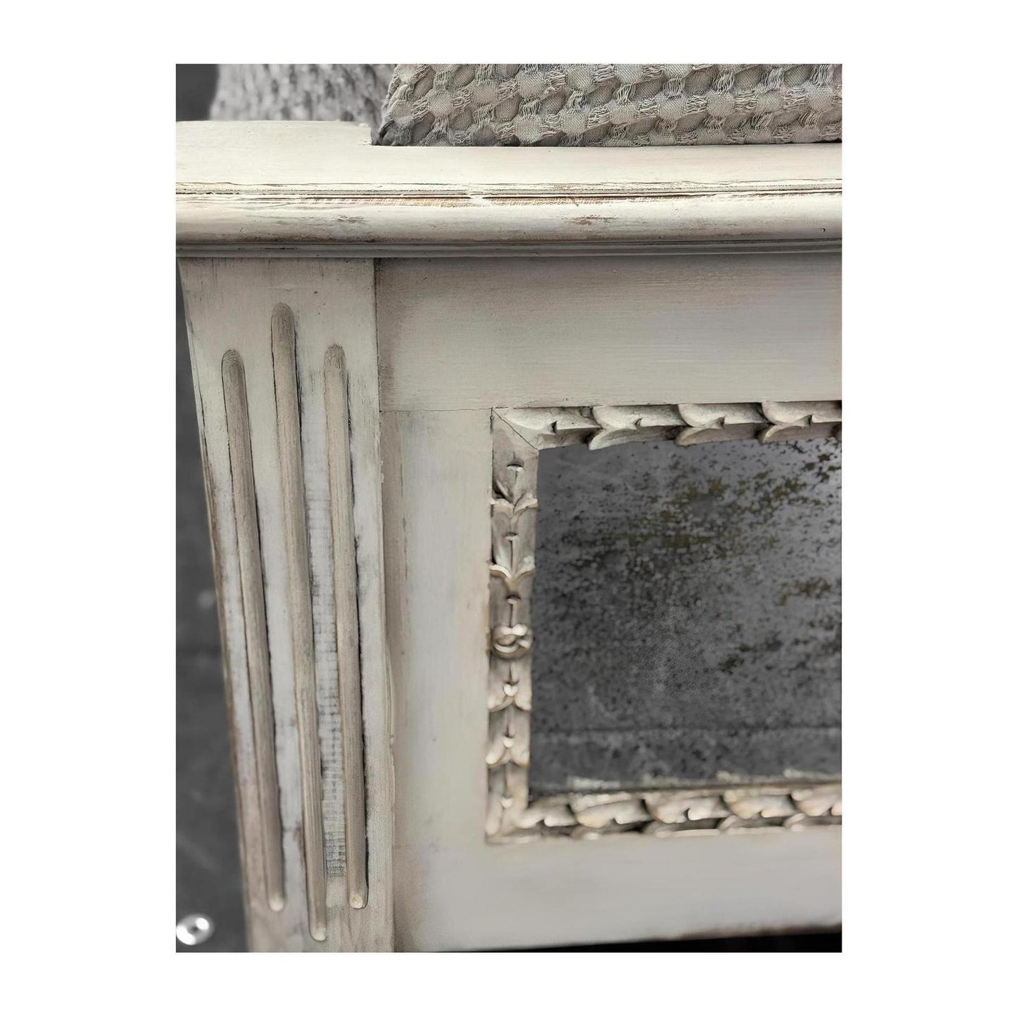 ISABELLE BEDROOM SET | 87" Tall | Antique Mirror Details | Includes Delivery and Assembly