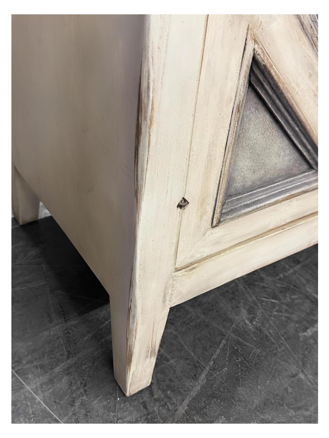 Avignon Ivory Handcrafted Dining Room Buffet Table 20 x 60 x 36 - Elegant Vintage Accent