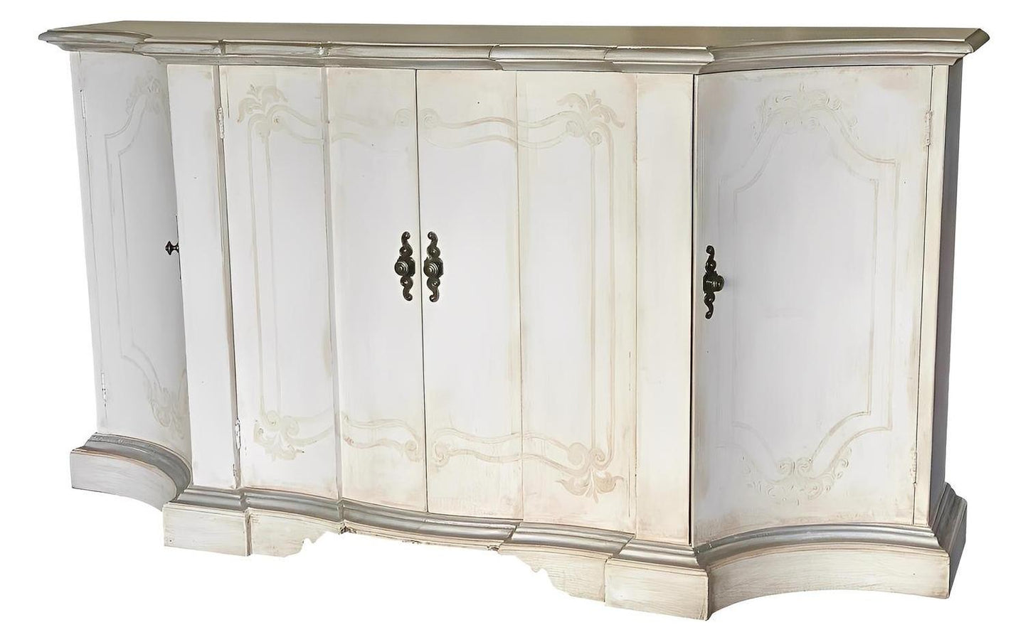 Nantes Ivory Dining Room Buffet Table 24 x 83 x 44