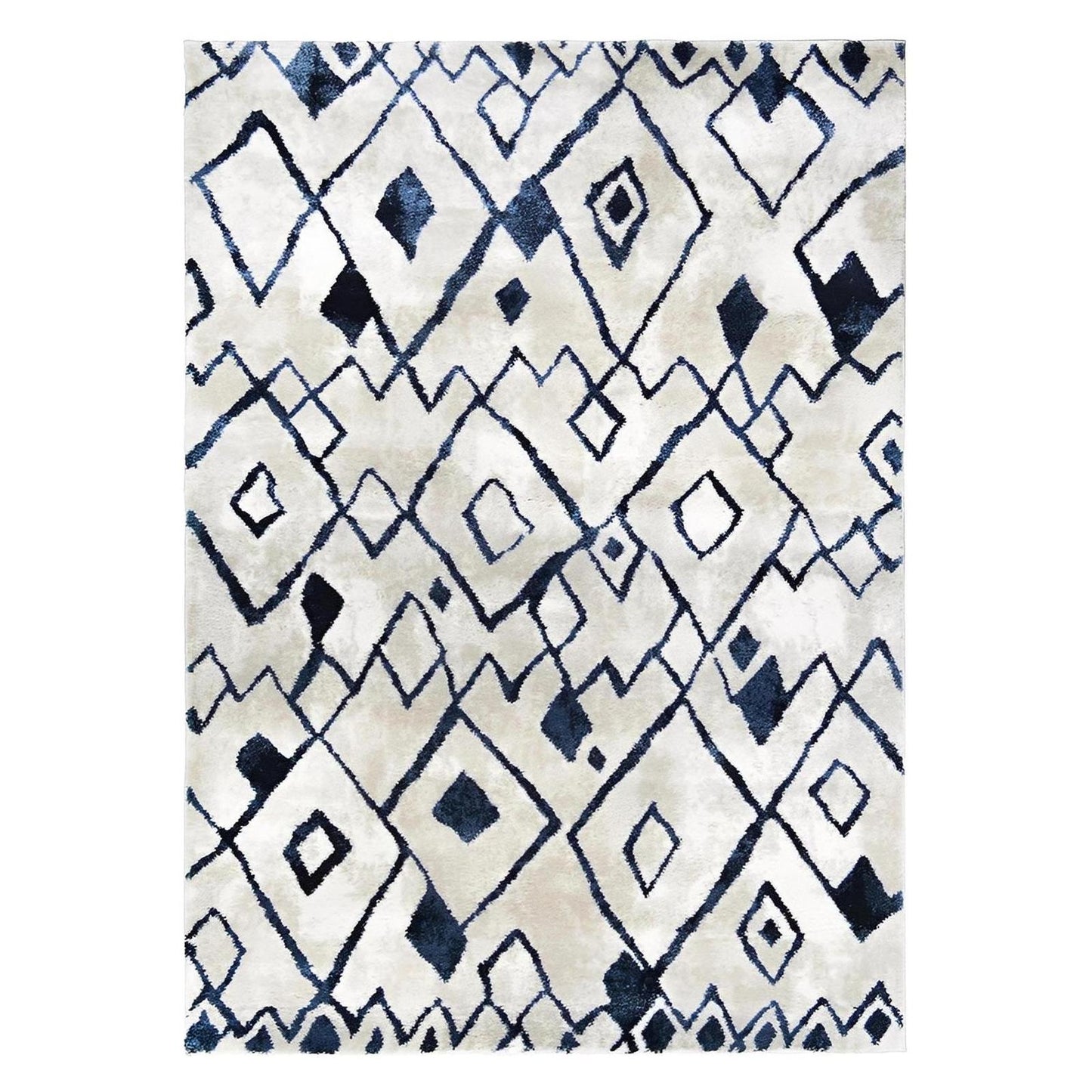 Pacific Area Rug Sputnik Cream 5'3"x7'3" Dense, Soft, Contemporary, 18mm pile height