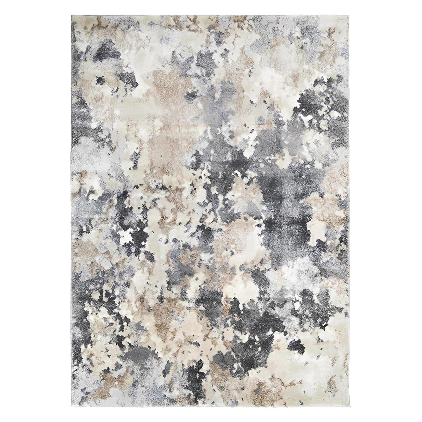 Pacific Area Rug Pearl Cream 5'3"x7'3" Dense, Soft, Contemporary, 18mm pile height