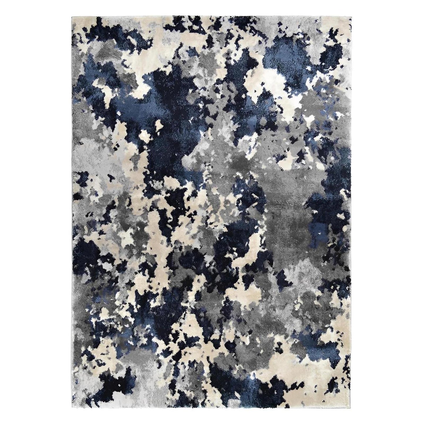 Pacific Area Rug Pearl Navy 5'3"x7'3" Dense, Soft, Contemporary, 18mm pile height