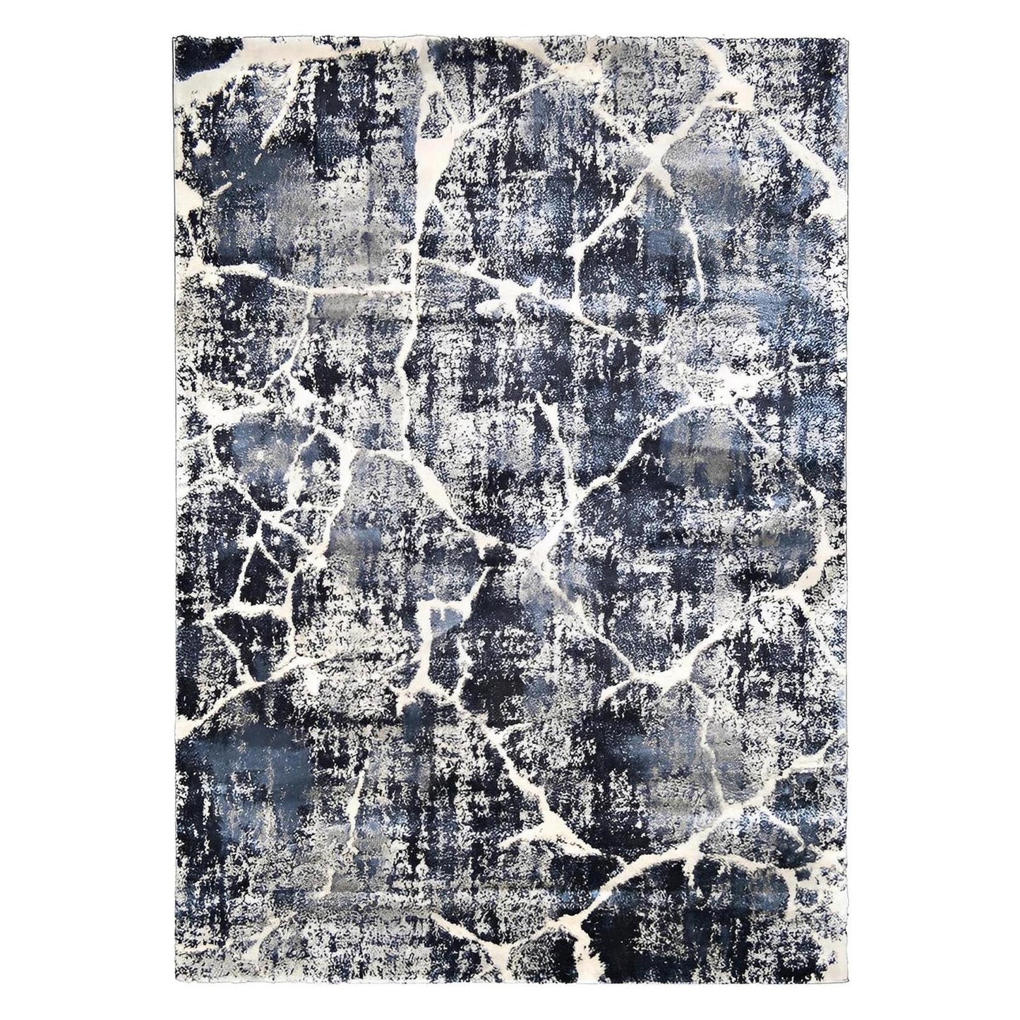 Pacific Area Rug Astrid Navy 7'10"x9'10" Dense, Soft, Contemporary, 18mm pile height