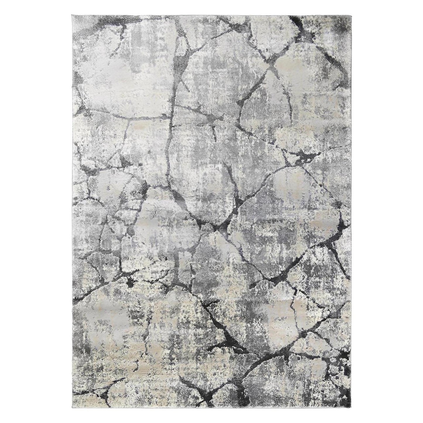 Pacific Area Rug Astrid Gray 7'10"x9'10" Dense, Soft, Contemporary, 18mm pile height