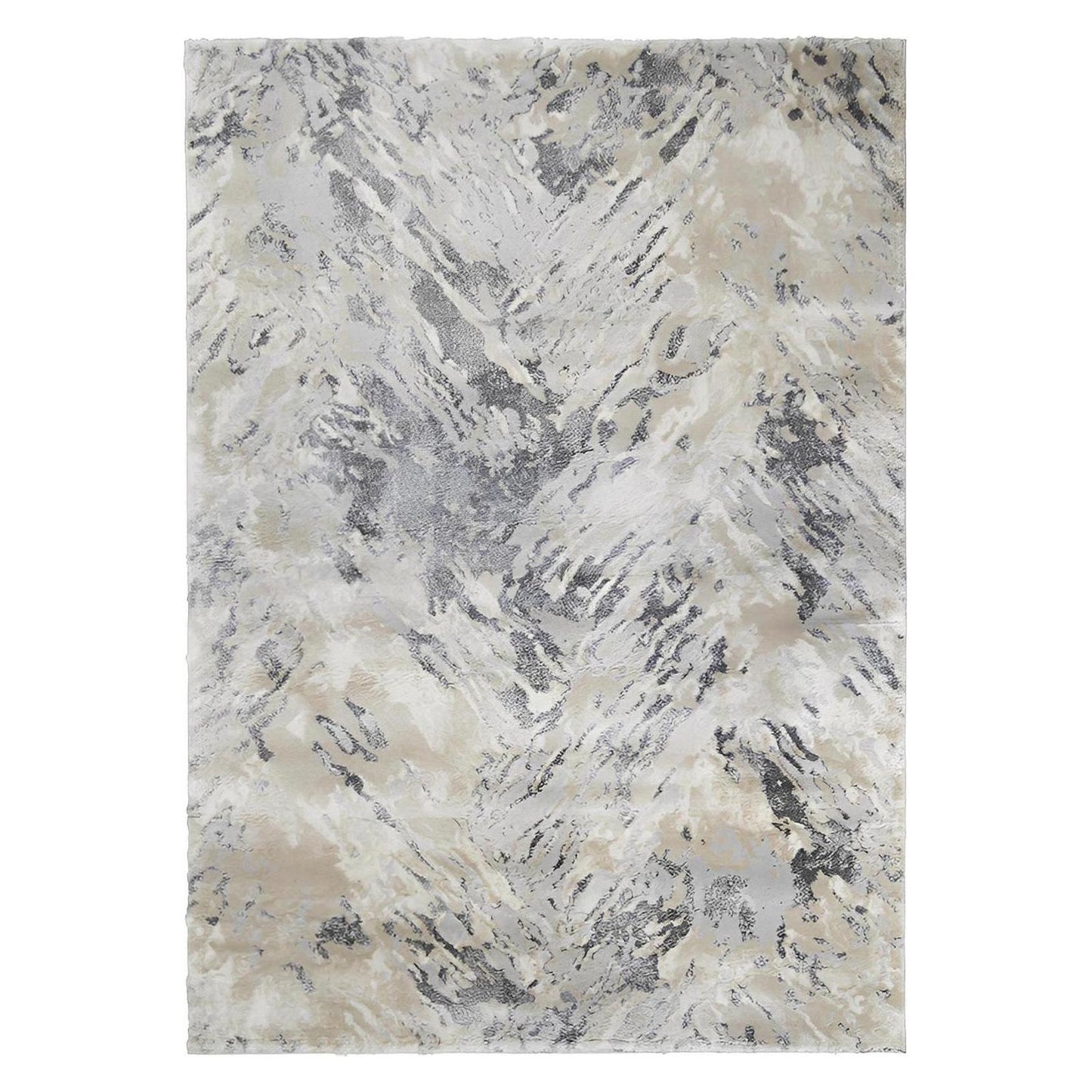 Pacific Area Rug Haze Gray 7'10"x9'10" Dense, Soft, Contemporary, 18mm pile height