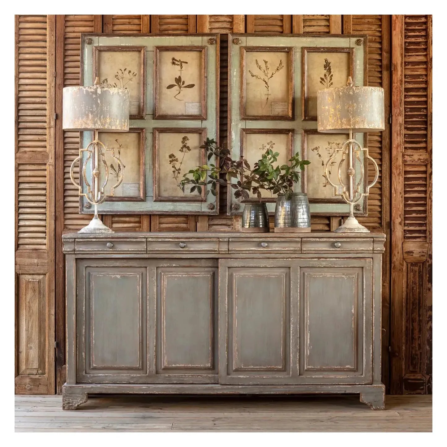 Painted Buffet 70.98 x 16.97 x 38.98 (in)