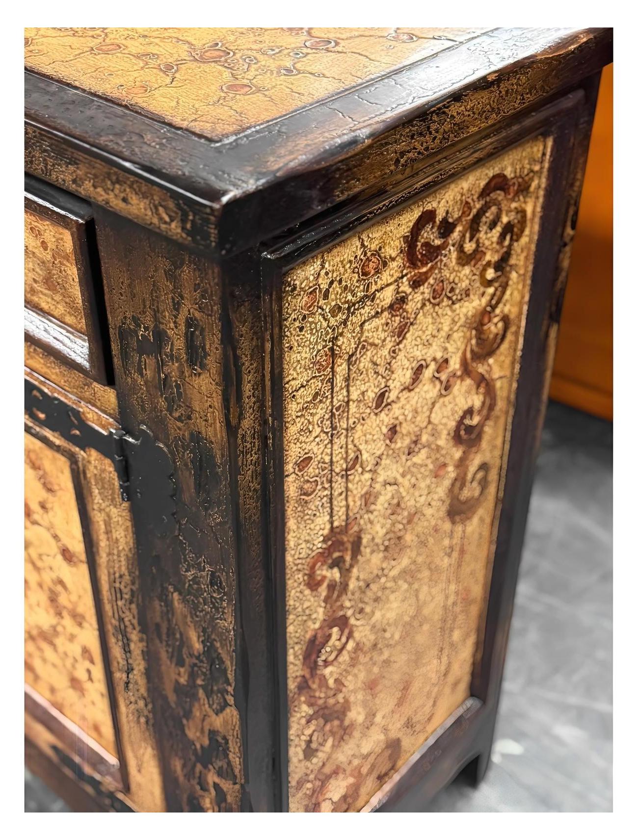 Saché Balzac Antique Walnut Dining Room Buffet Table - 19 x 65 x 39