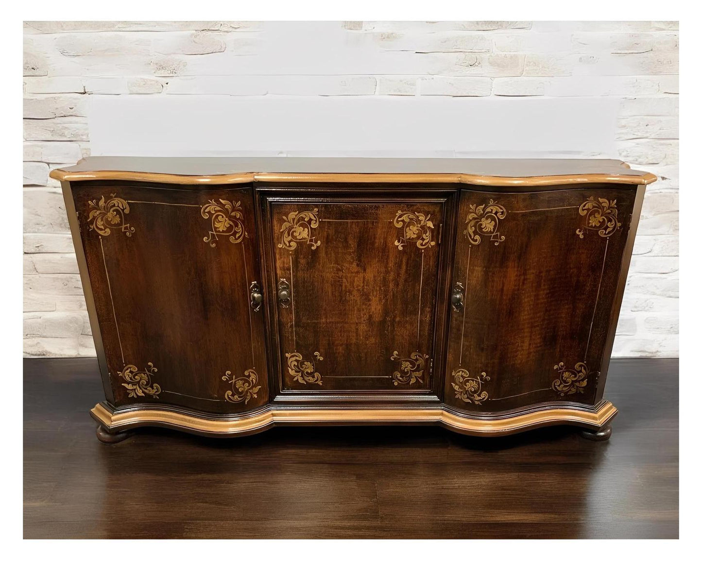 Roujoux Walnut Dining Buffet, Handcrafted - 20 x 84 x 40