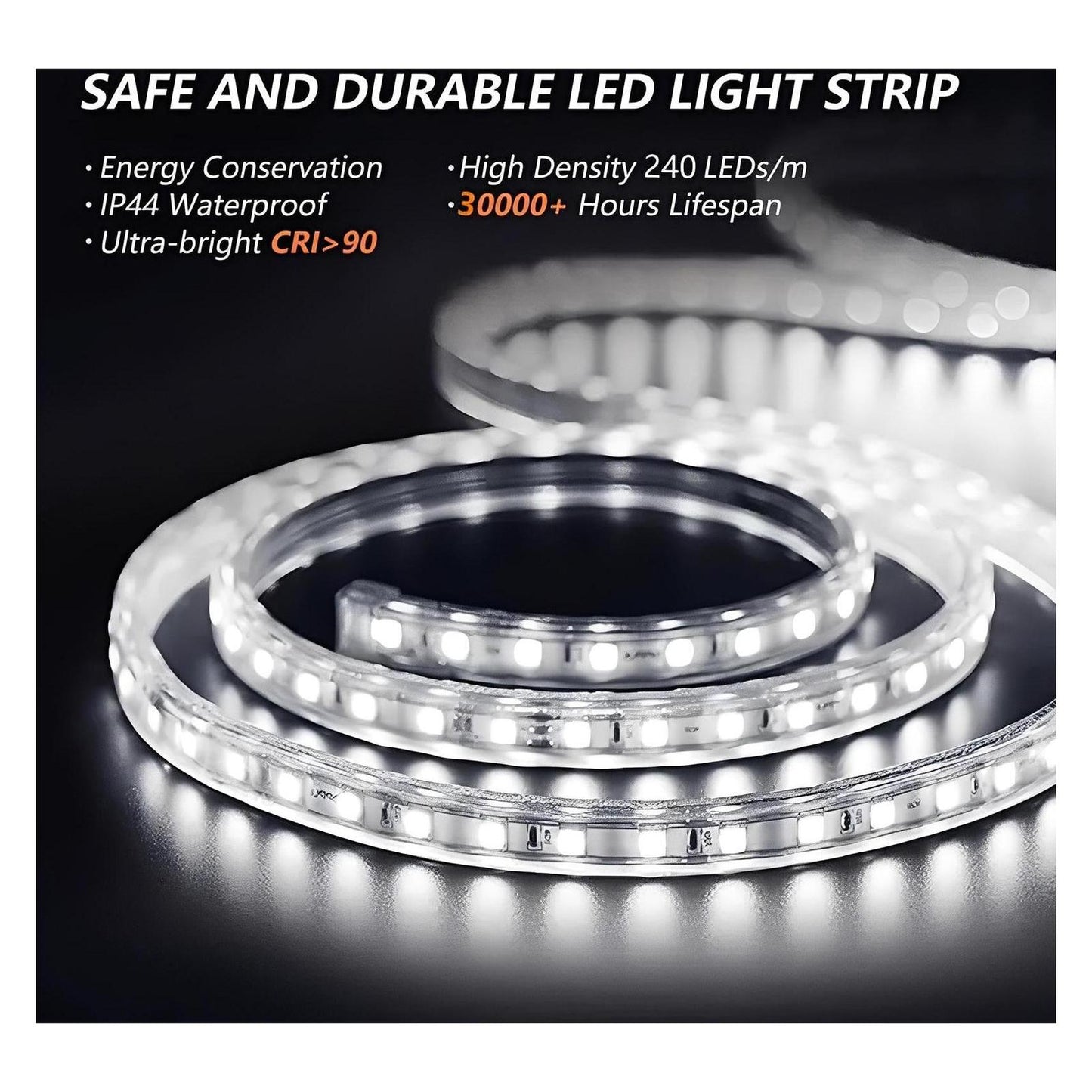 Round LED Bathroom Vanity Mirror With Dimmable Lights - Adjustable Brightness and Color Temperature - Anti-Fog