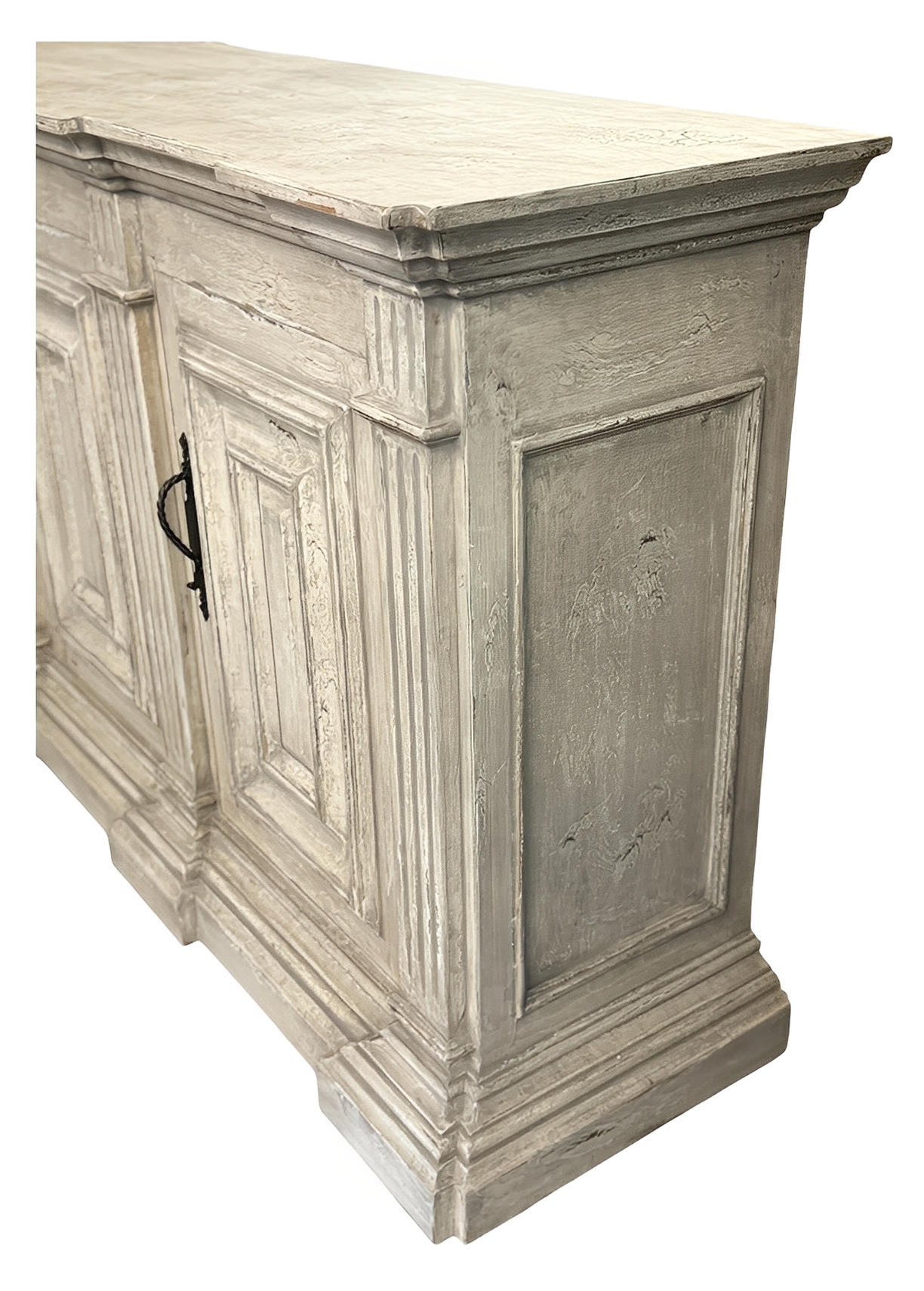 Artigny Weathered White Carved Dining Room Buffet