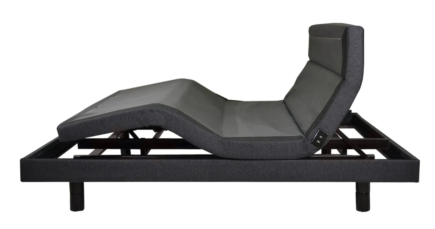 Adjustable Bed Base GS72 ; Head Tilt Feature, Full Range Head & Foot Adjustment, wireless remote, hassle-free assembly, requires no tools for setup
