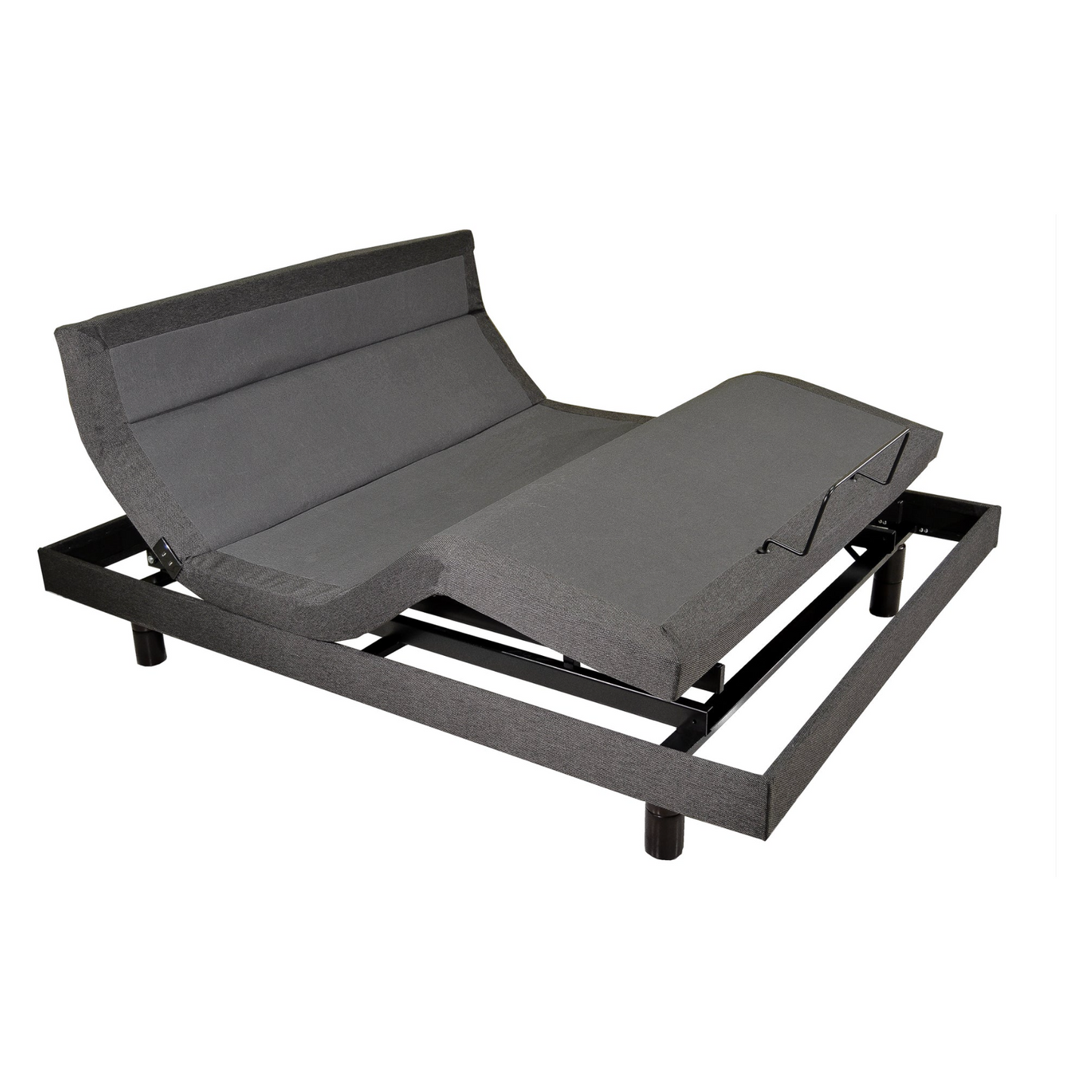 Adjustable Bed Base GS72 ; Head Tilt Feature, Full Range Head & Foot Adjustment, wireless remote, hassle-free assembly, requires no tools for setup