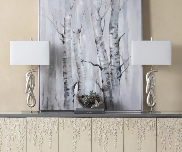 Auriga of Haverhill Table Lamps (2-Pack), Contemporary