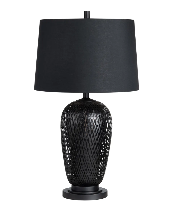 Zubenelgenubi of Montpelier Table Lamps (2-Pack), Black, Coastal