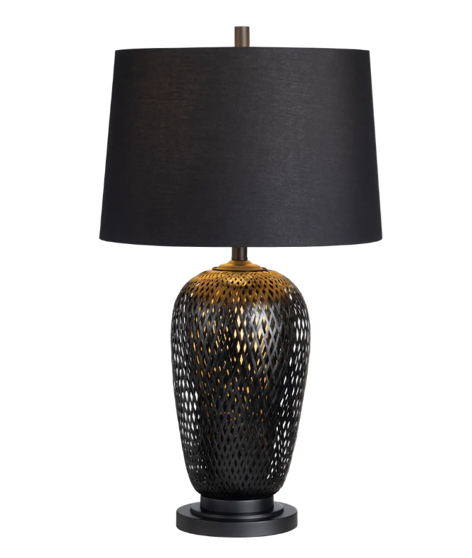 Zubenelgenubi of Montpelier Table Lamps (2-Pack), Black, Coastal