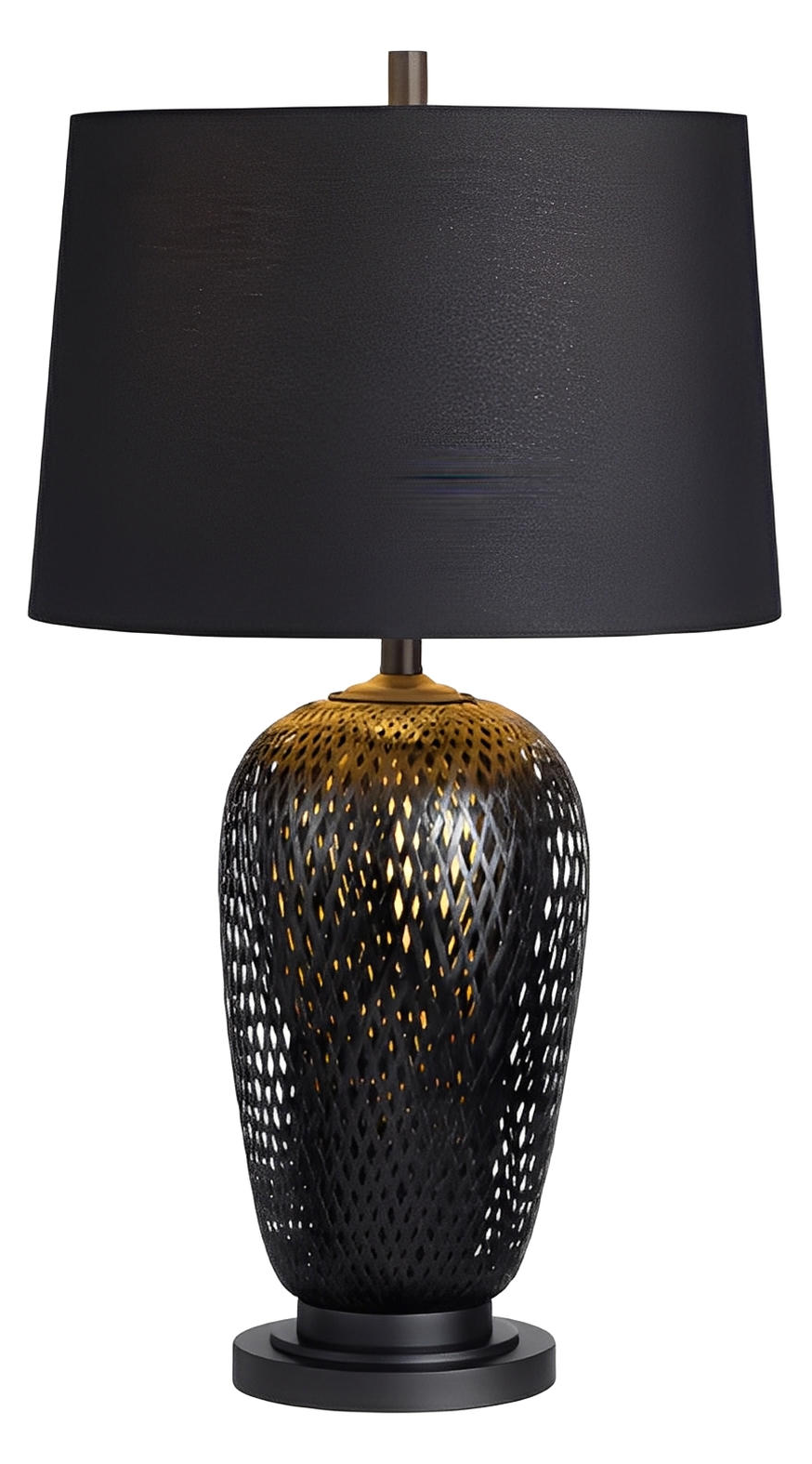 Zubenelgenubi of Montpelier Table Lamps (2-Pack), Black, Coastal