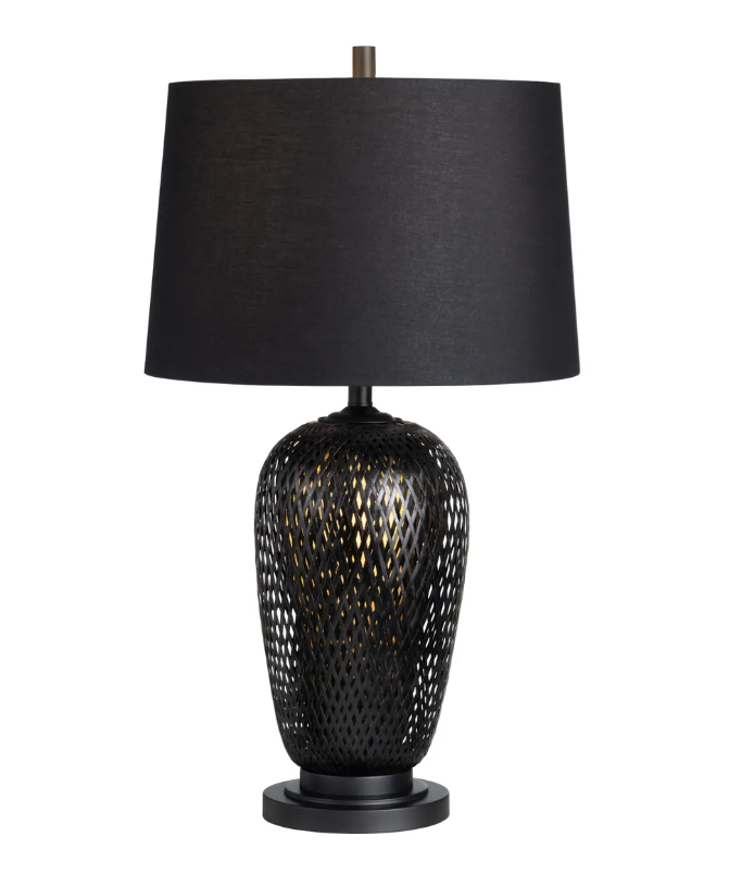 Zubenelgenubi of Montpelier Table Lamps (2-Pack), Black, Coastal