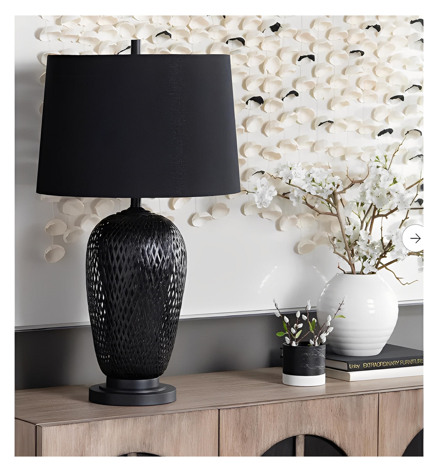 Zubenelgenubi of Montpelier Table Lamps (2-Pack), Black, Coastal