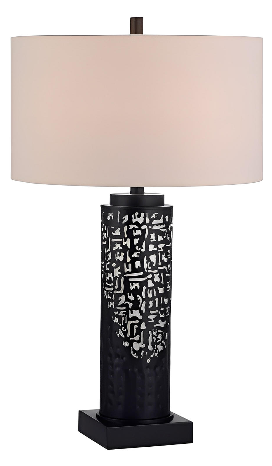 Naos of Haverhill Table Lamps (2-Pack), Black, Transitional
