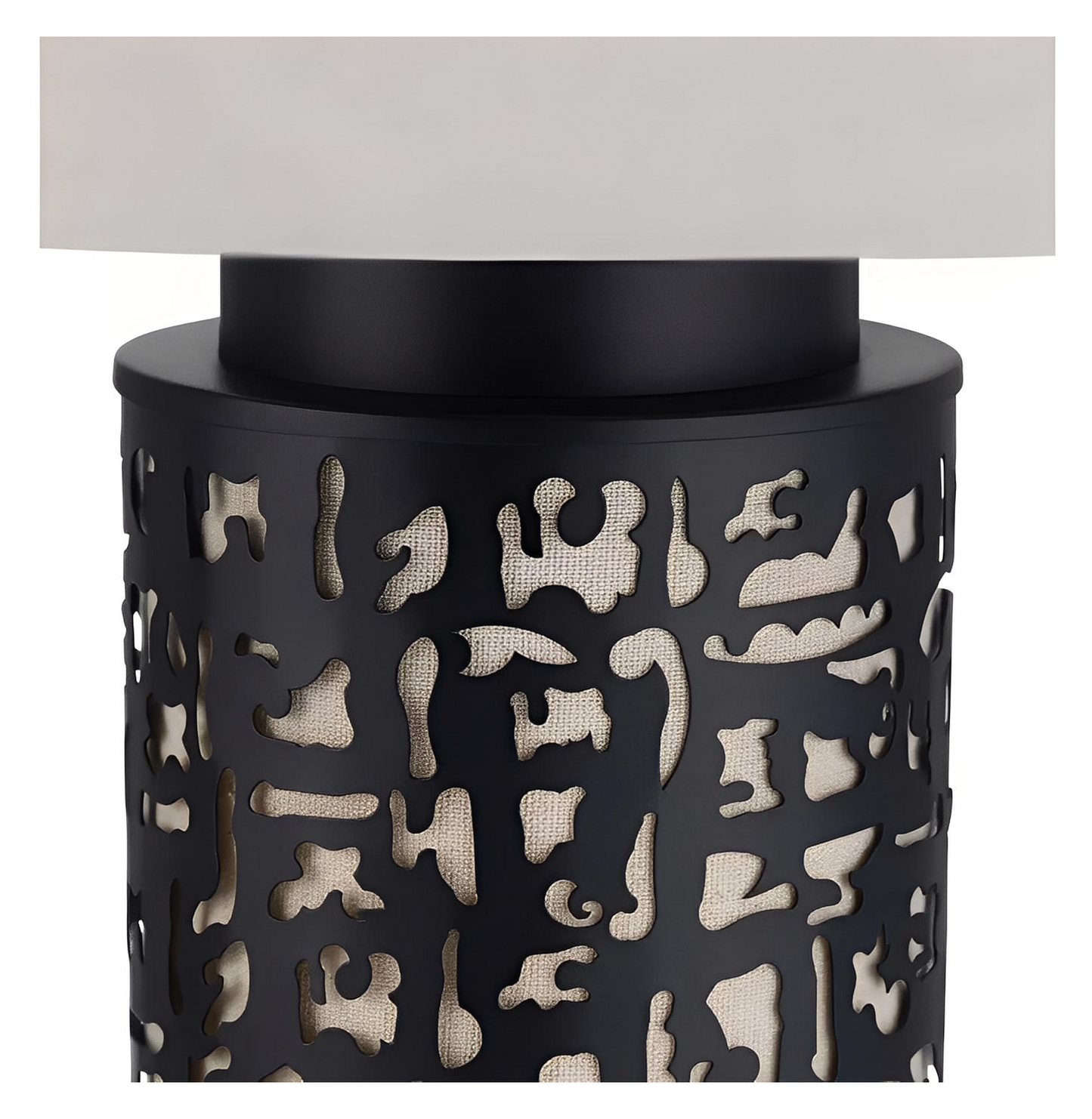 Naos of Haverhill Table Lamps (2-Pack), Black, Transitional