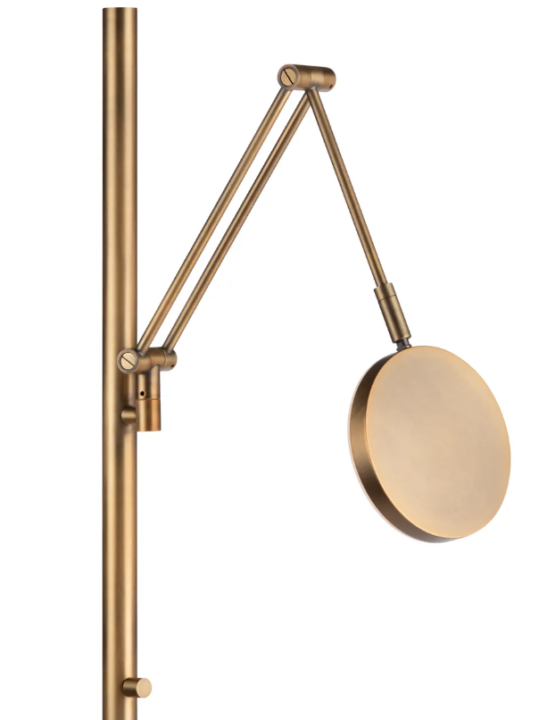 Kitalpha of Concord Floor Lamp, Contemporary, Gold