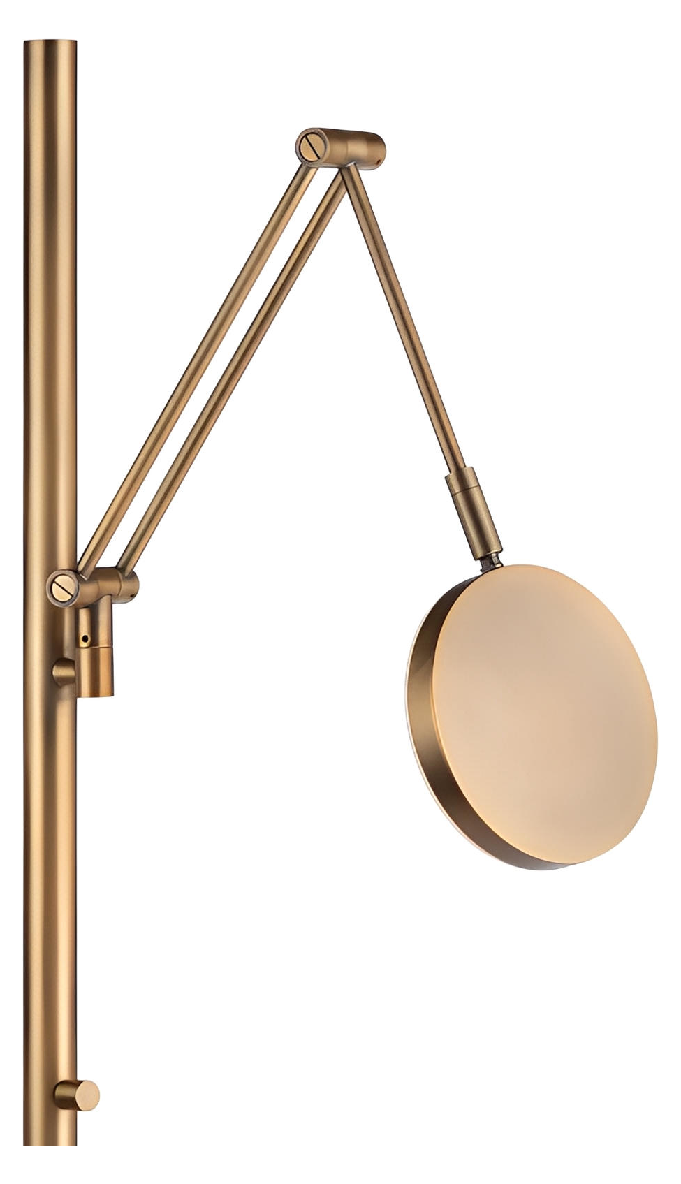 Kitalpha of Concord Floor Lamp, Contemporary, Gold