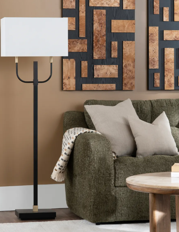 Sheratan of Penobscot Floor Lamp, Contemporary