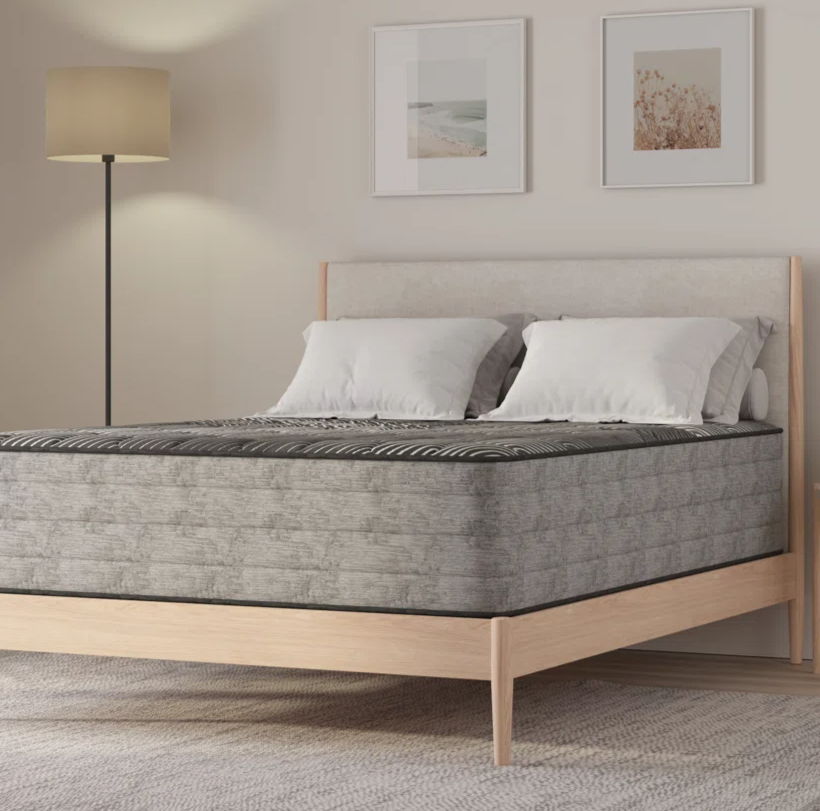 Mattress in a Box Made in the USA | BLACK ICE Plush (Soft) Hybrid Cooling Mattress | 14-Inch