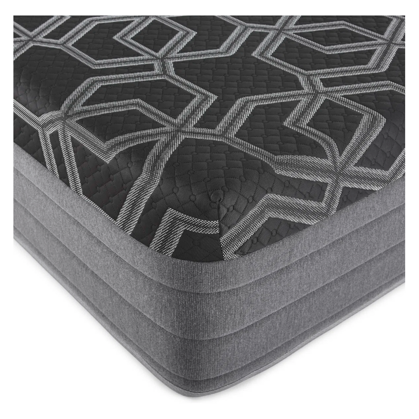 Foam Mattress in a Box Made in the USA | Black and Gray Cooling Mattress | 14-Inch Medium Firmness