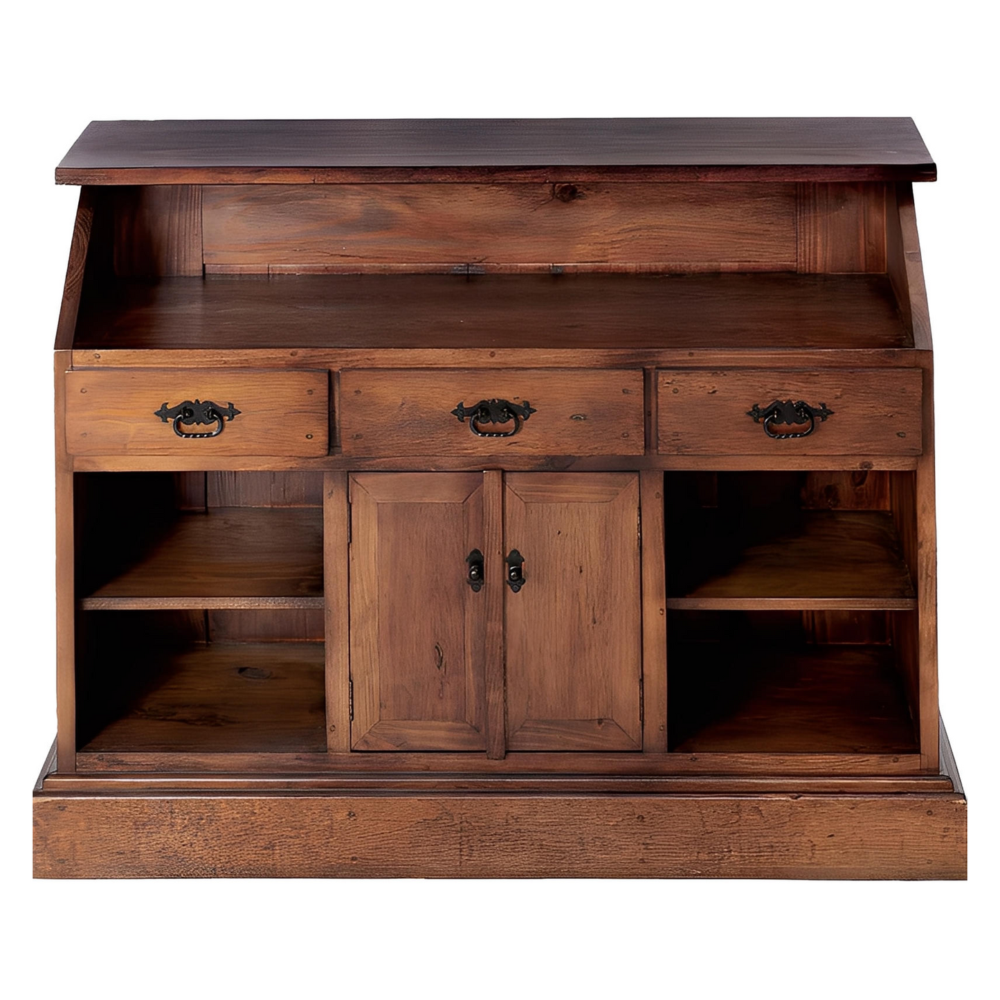 LONGHORN LEGACY BAR WITH BULL SKULL & HANGING FEATHER