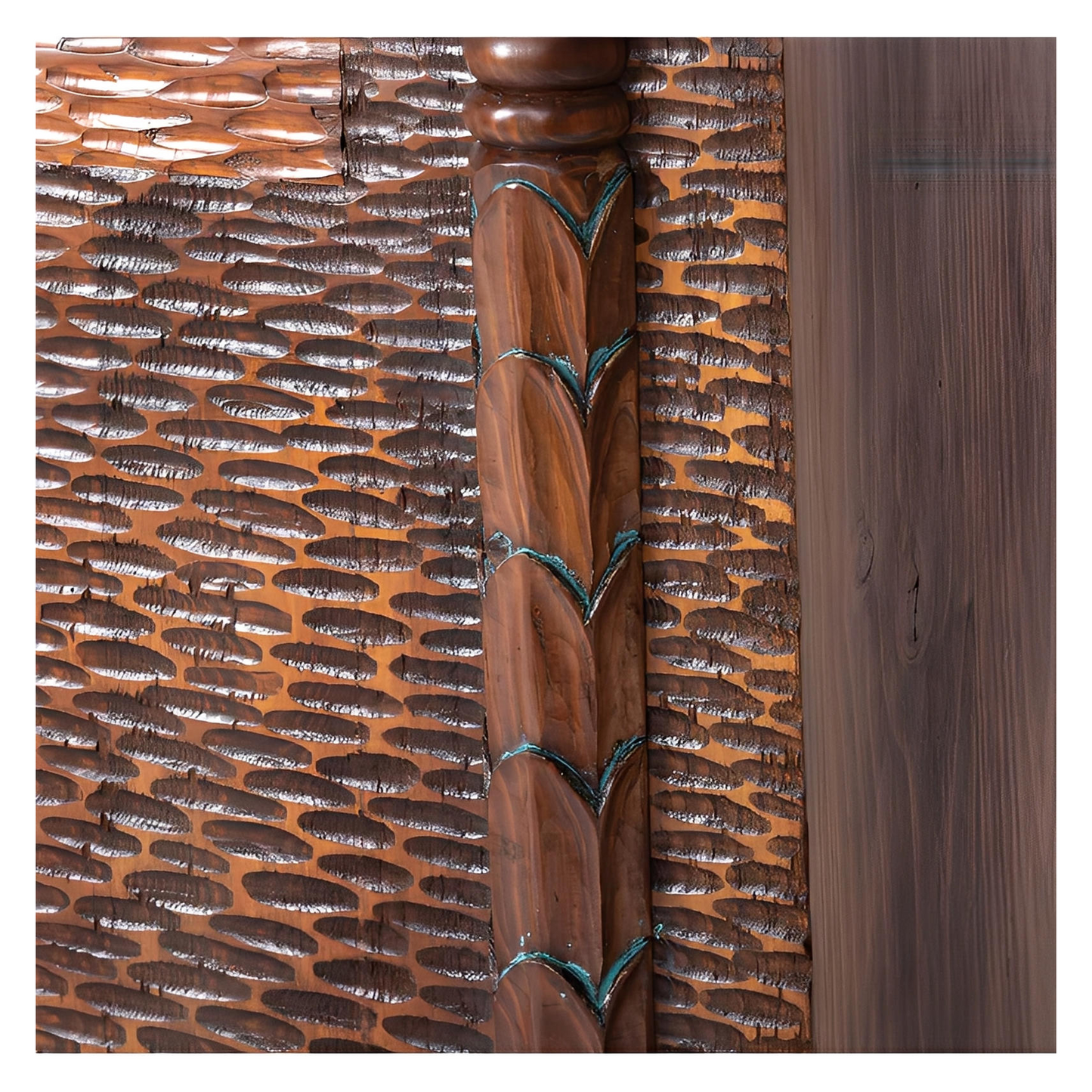 LONGHORN LEGACY BAR WITH BULL SKULL & HANGING FEATHER