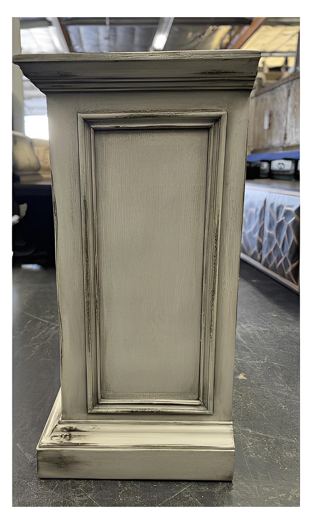 ALESSANDRA BEDROOM SET | 87" Tall | Rustic Distressed Finish | Waxed Off-White Wood | Includes Delivery and Assembly