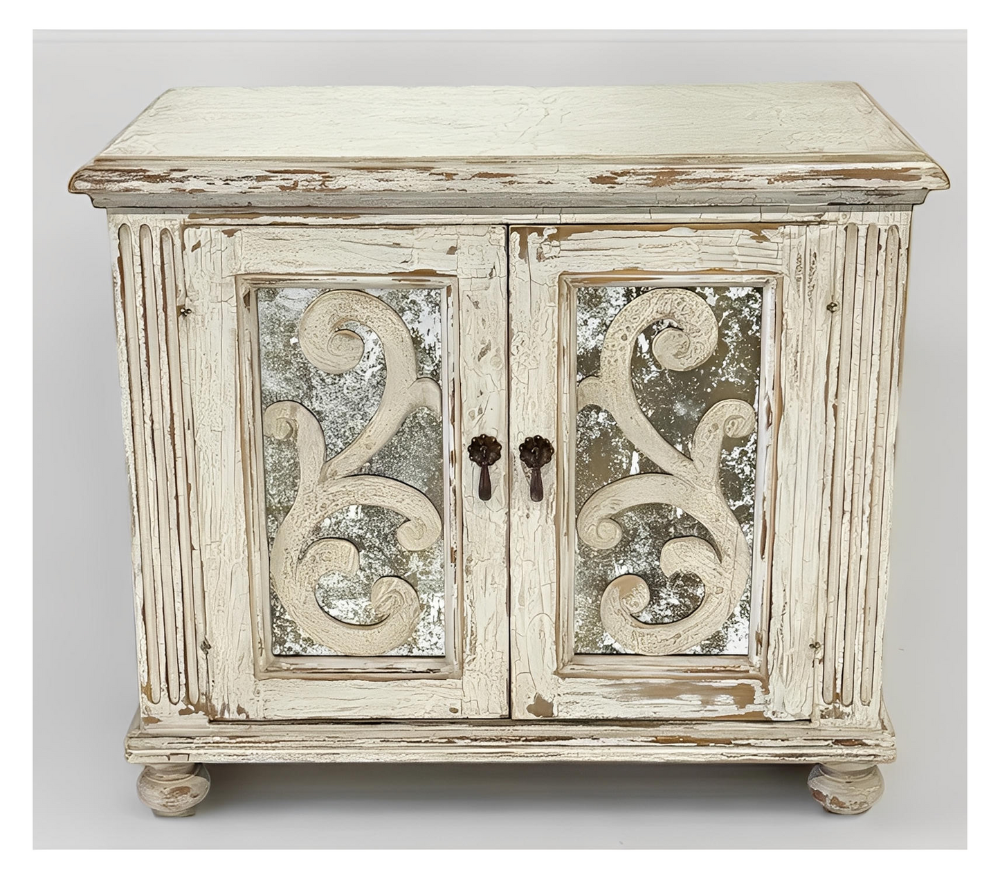 ALBA BEDROOM SET | Luxury French European | Antique Mirror Details | Includes Delivery and Assembly