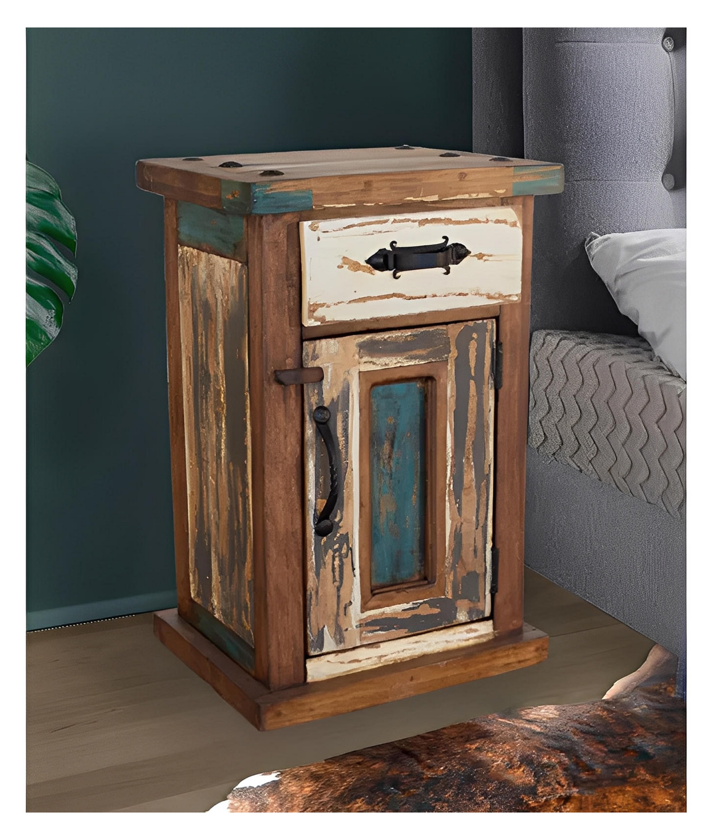 Castle Mountain Left Color Wash Cabinet