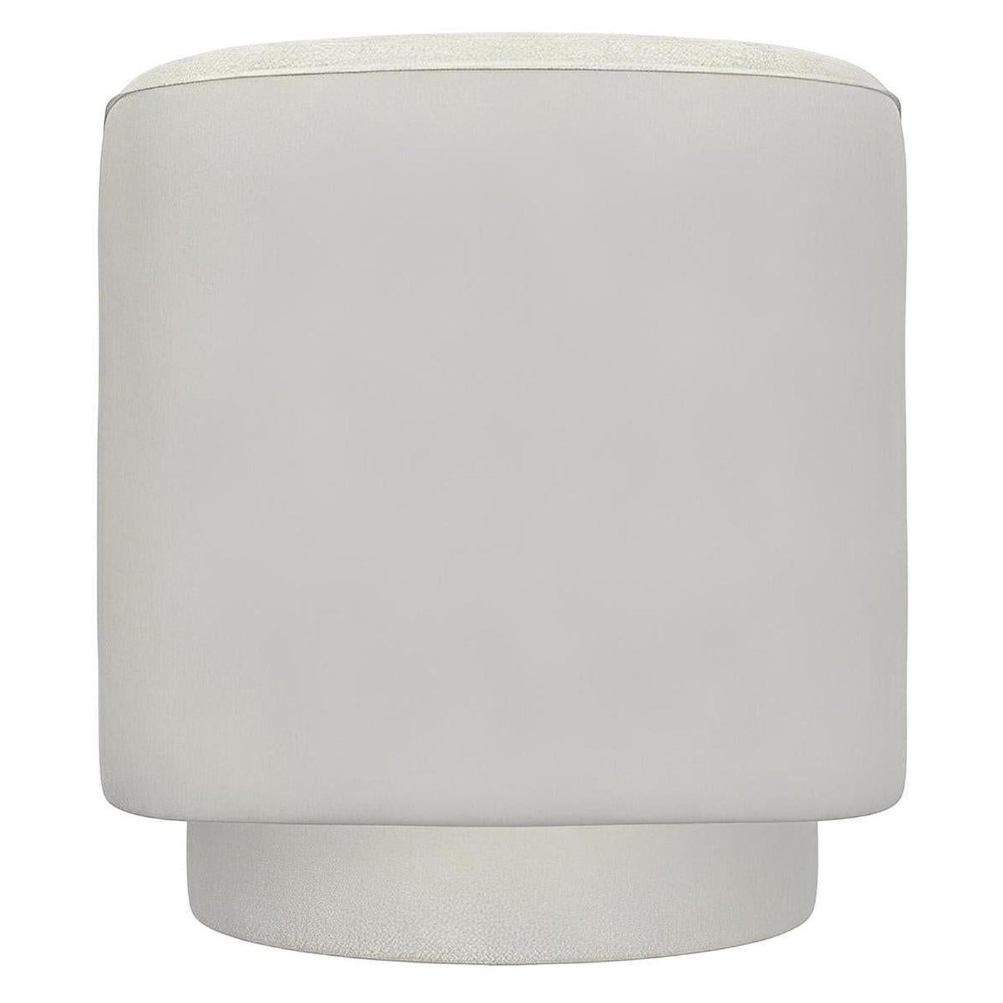 White Upholstered Swivel Chair 360-Degree Contemporary Design (2-Pack)