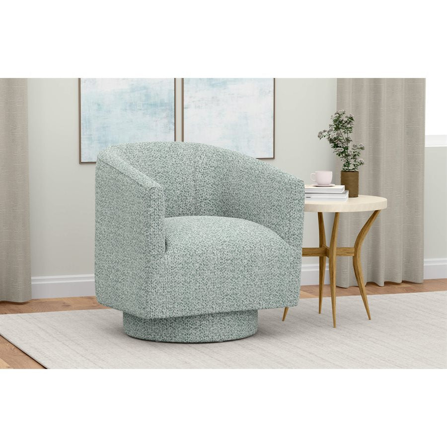 Baltic Upholstered Swivel Chair 360-Degree Contemporary Design (2-Pack)