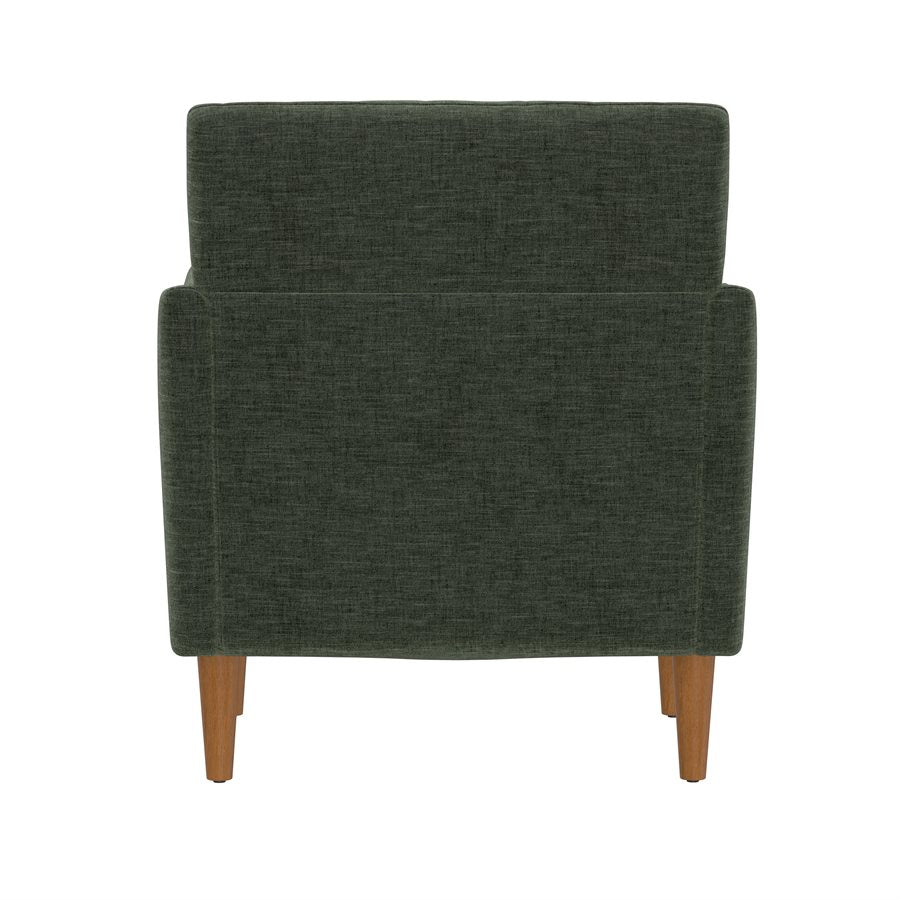 Green Upholstered Accent Chair With Arms (2-Pack)