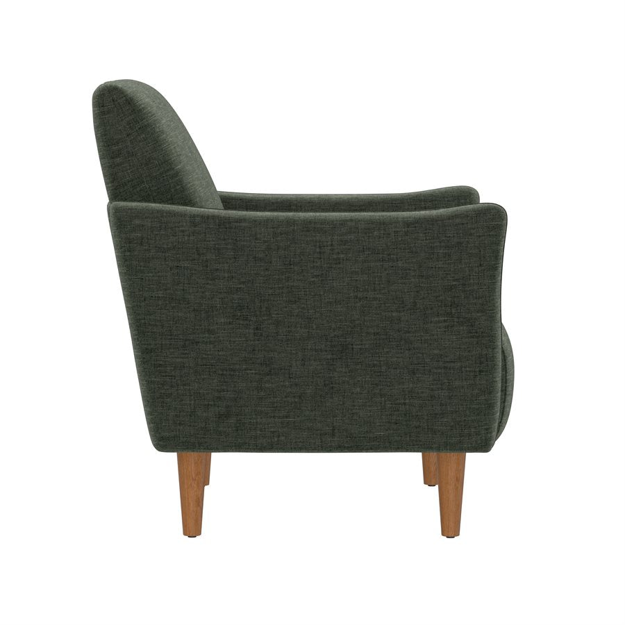 Green Upholstered Accent Chair With Arms (2-Pack)