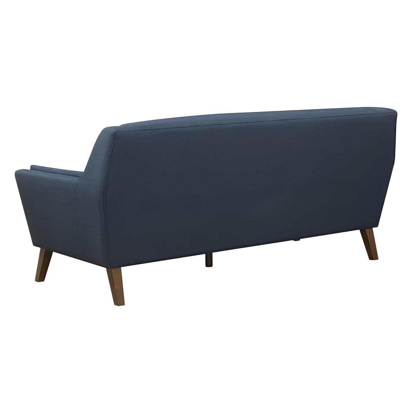 NAVY SOFA COUCH Mid-Century Modern, Tufted, Clean Lines