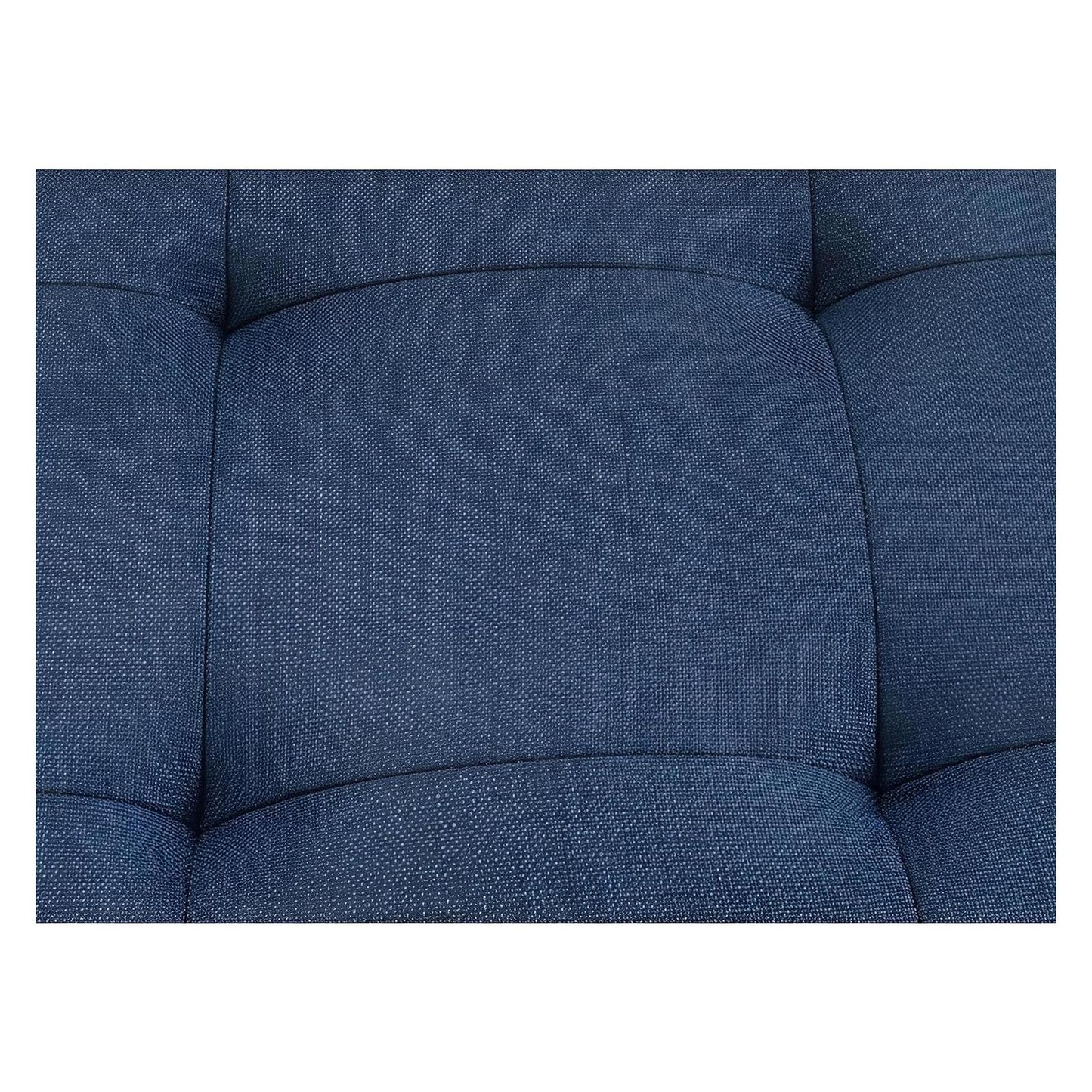 LOVESEAT - NAVY - Mid-Century Modern, Tufted, Clean Lines