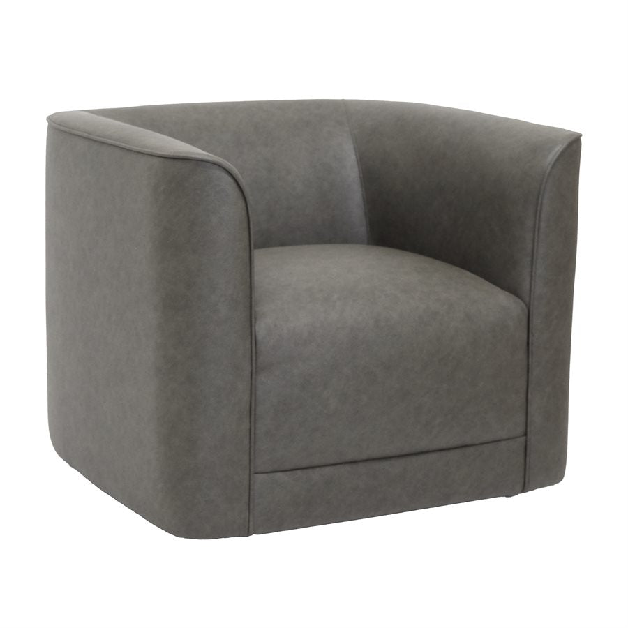 Durango Upholstered Swivel Chair 360-Degree Contemporary Design (2-Pack)