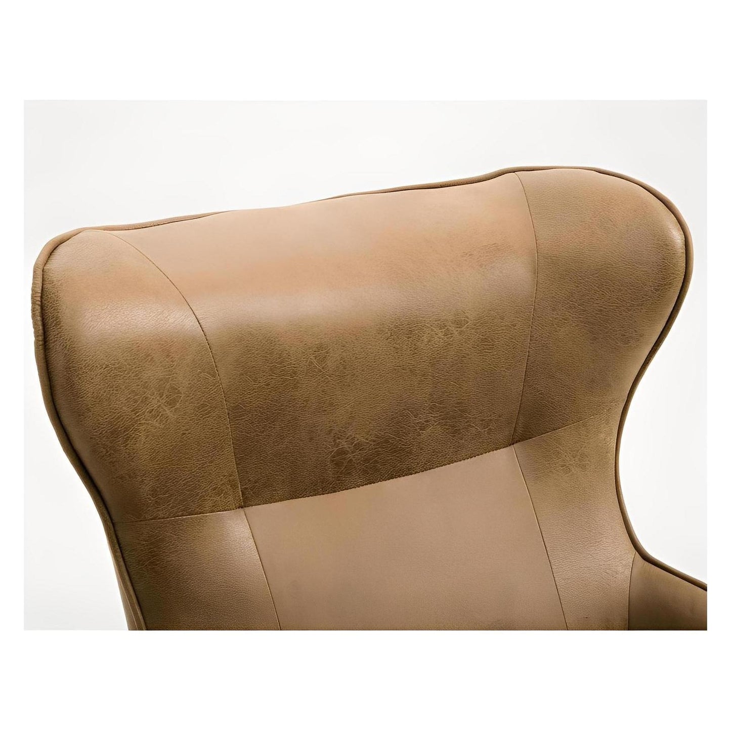 Saddle Faux Leather Accent Chair Contemporary Design (2-Pack)