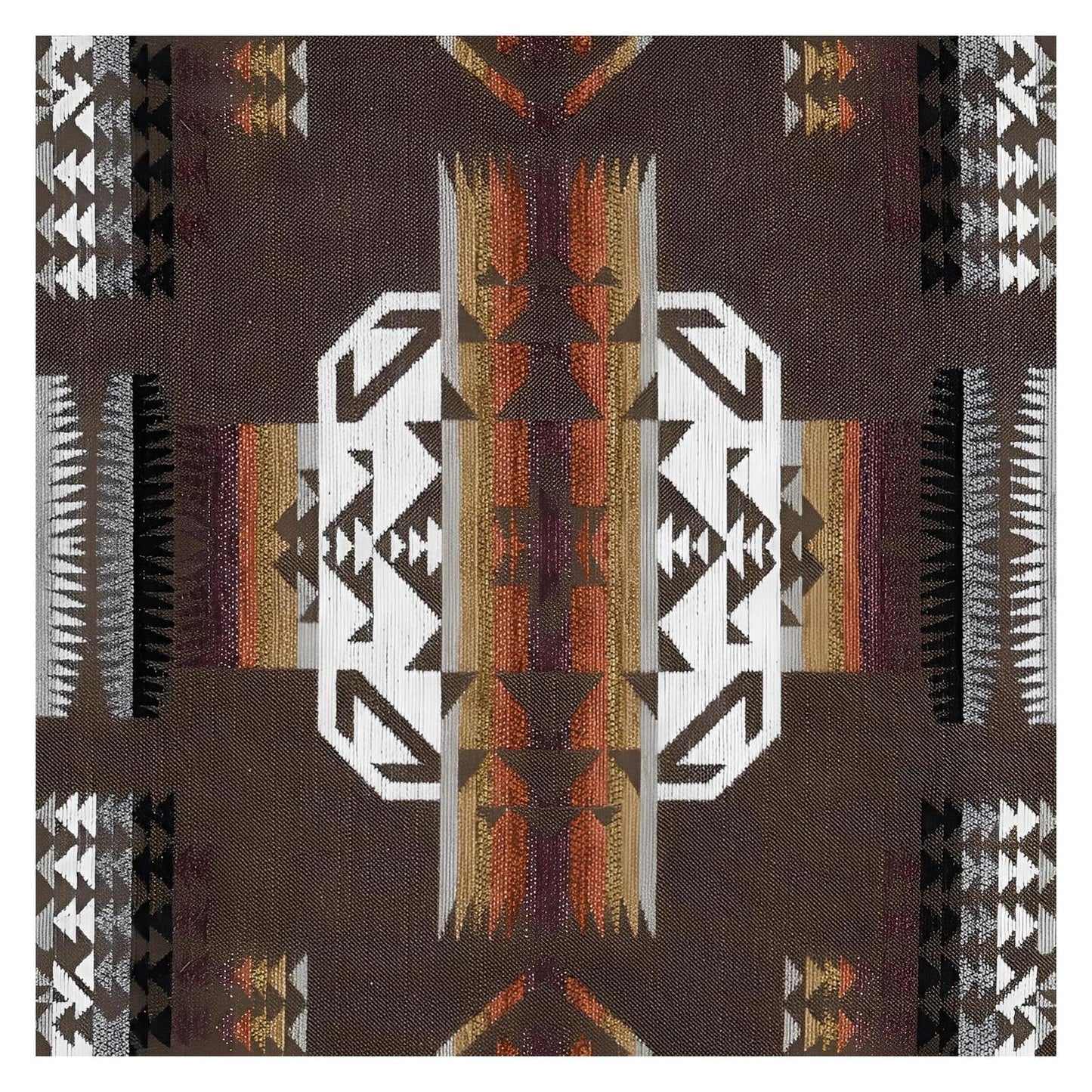 LOVESEAT W / 2 PILLOW - TWO TONE BEIGE / BROWN PU