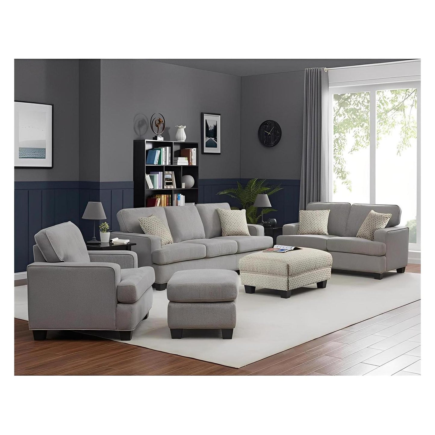 CHAIR - LIGHT GREY (2-Pack)