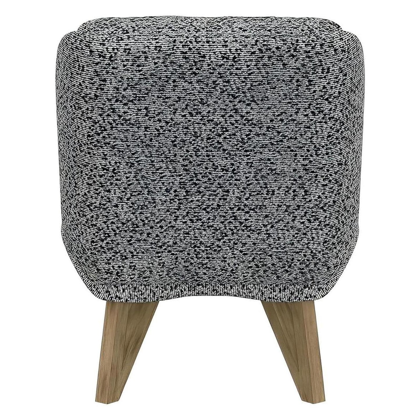 Blue Upholstered Contemporary Armless Chair Pocketed Coil Seat (2-Pack)