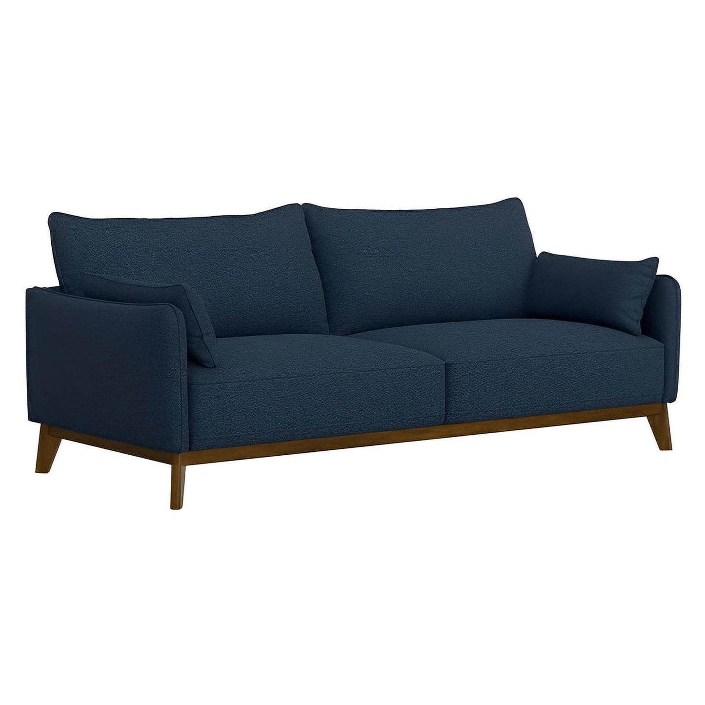 SOFA W / WOOD BASE - NAVY