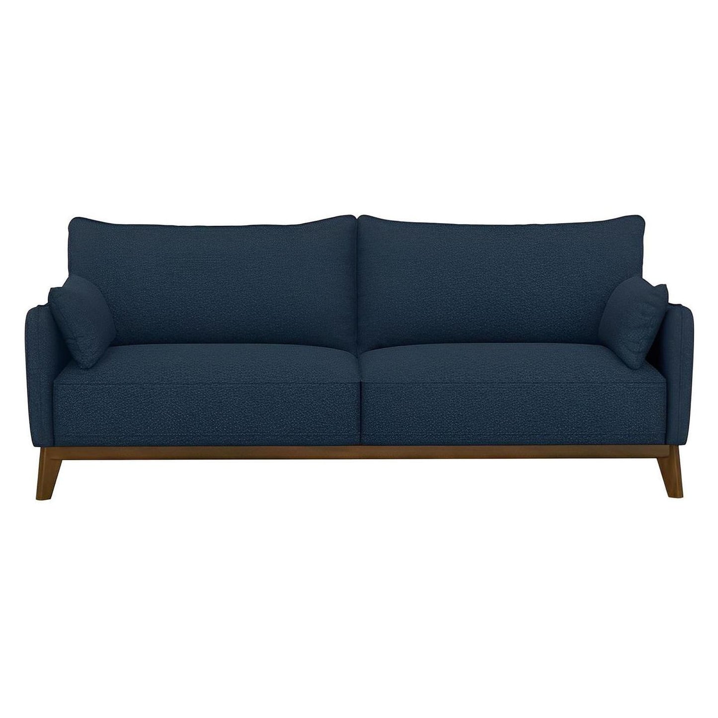 SOFA W / WOOD BASE - NAVY