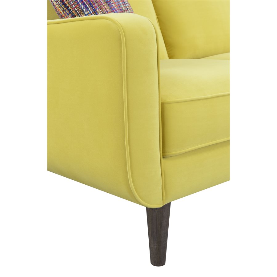 SOFA W / 2 PILLOWS-YELLOW