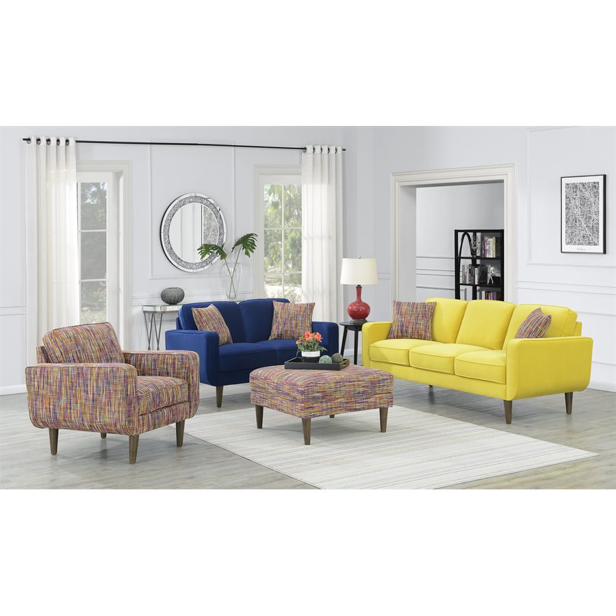 SOFA W / 2 PILLOWS-YELLOW